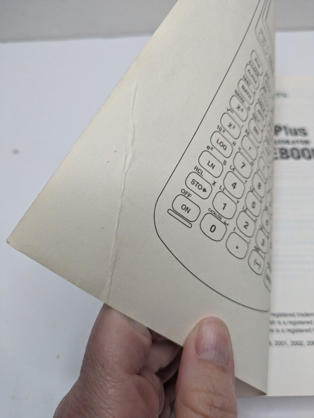 Texas Instruments TI-83 Plus Graphing Calculator W/Cover And Manual Tested Works - Picture 8 of 9